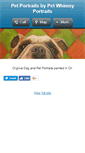 Mobile Screenshot of petwhimsyportraits.com